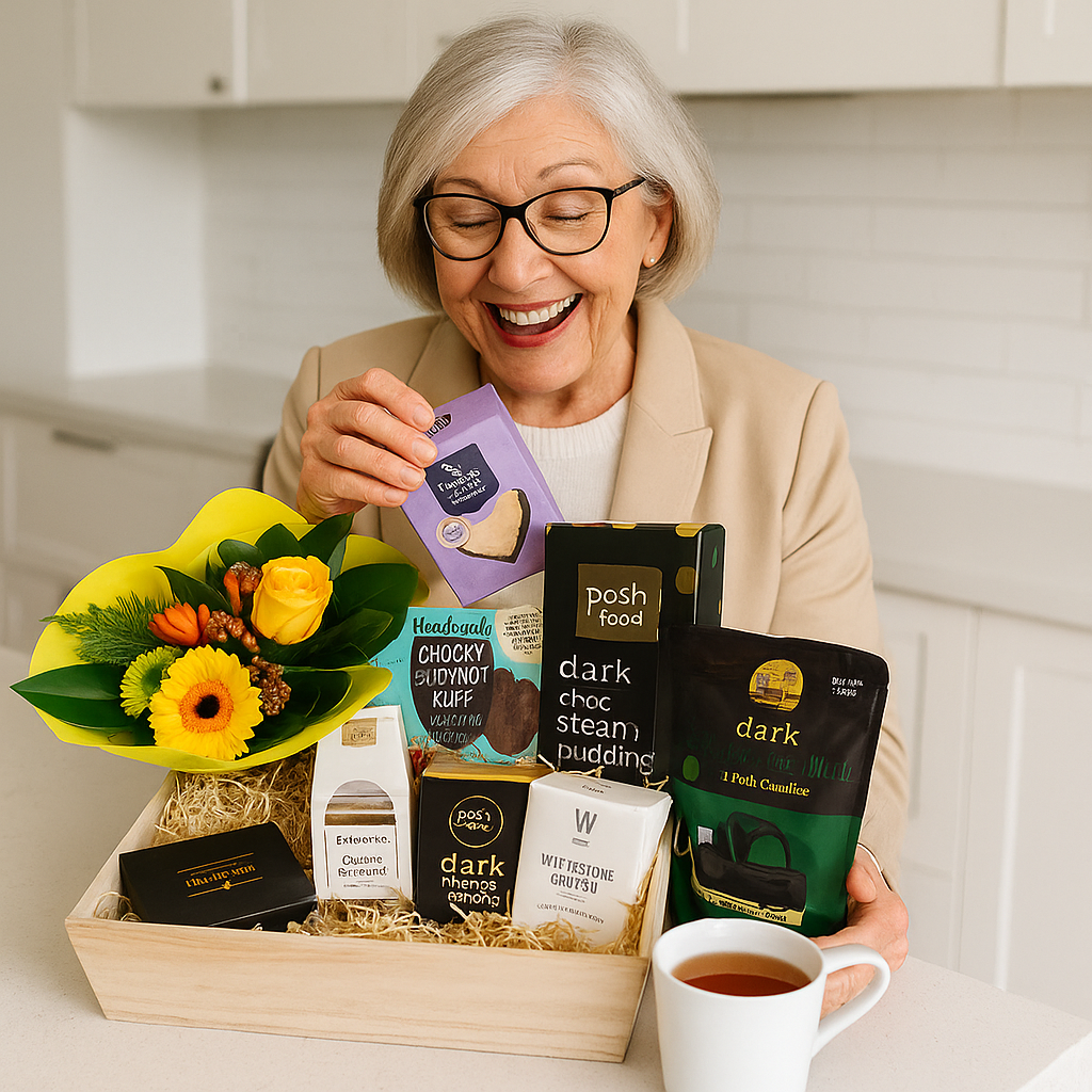 Flower and Gourmet Gift Box