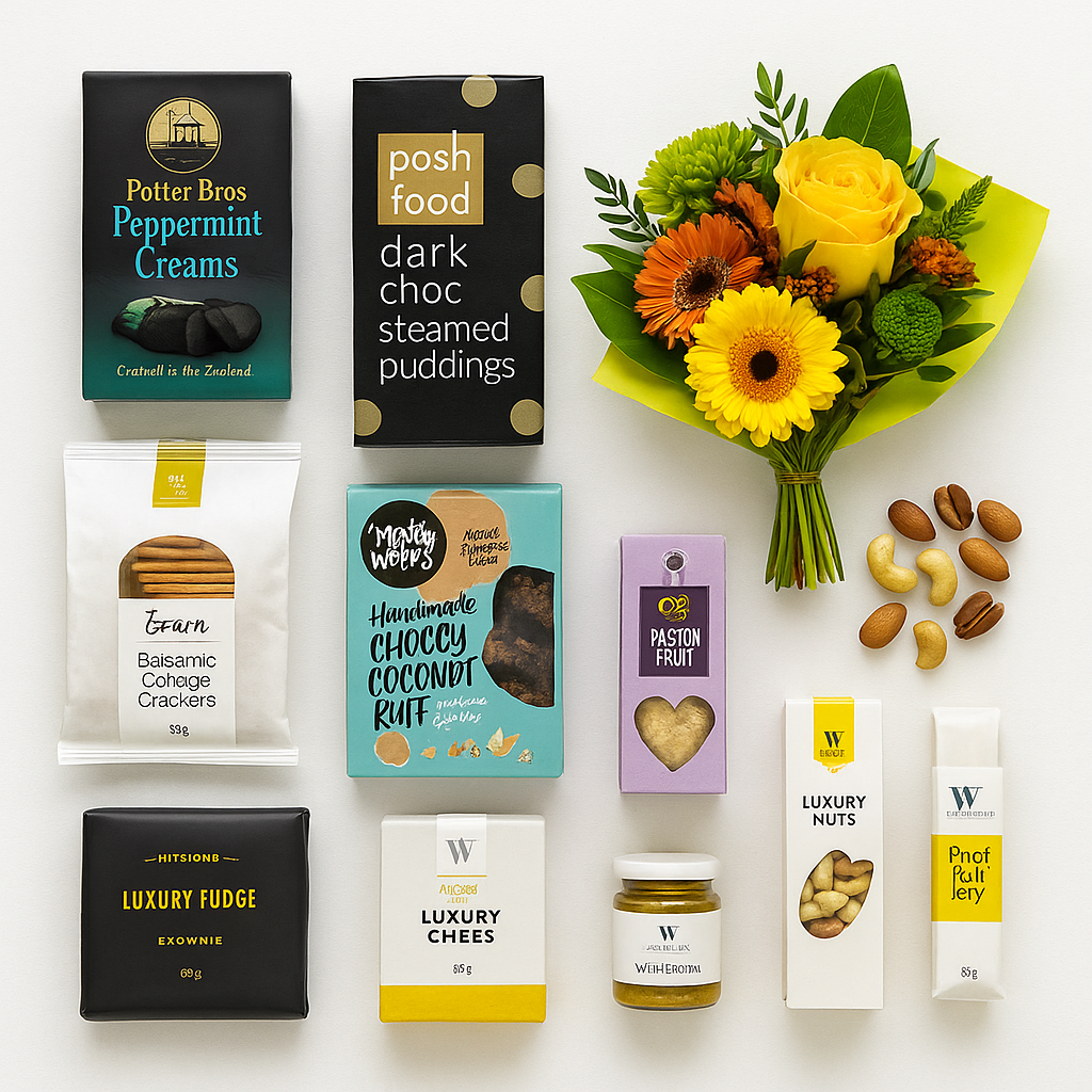 Flower and Gourmet Gift Box