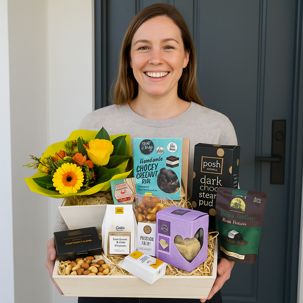 Flower and Gourmet Gift Box