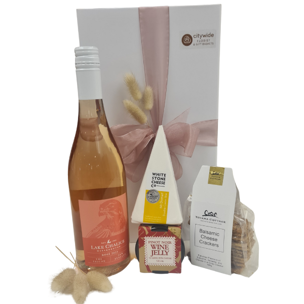 Wine, Cheese and Fruit Paste Gift box