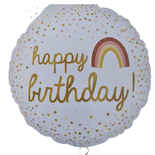 Happy Birthday Rainbow Balloon