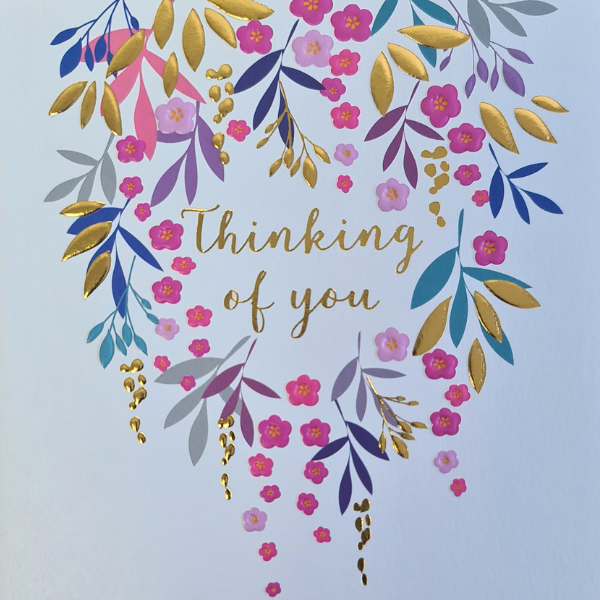 Thinking of You Card- Floral.