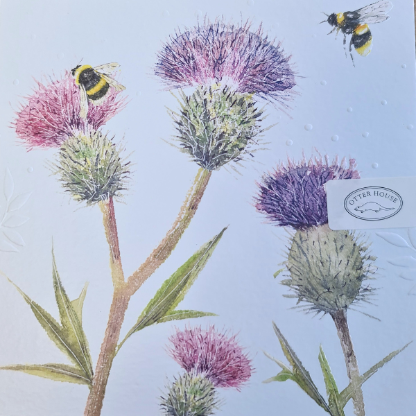 Scottish Thistle Card