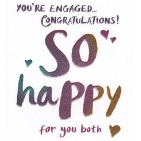 So Happy For You Both Greeting Card