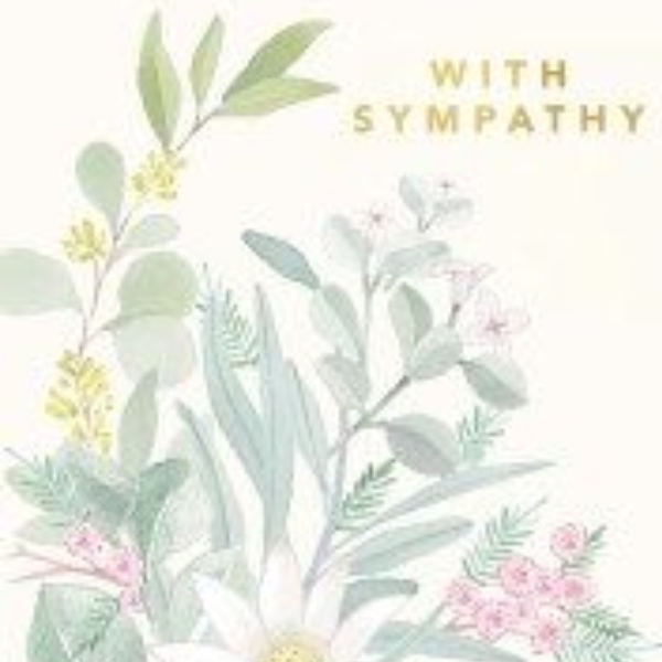 Botanical Sympathy Card