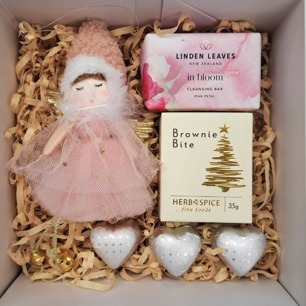 Christmas Pink Angel Gift Box.