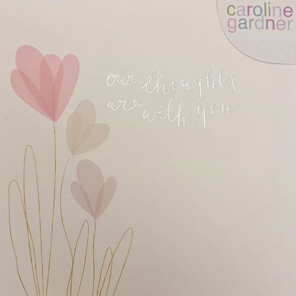 Our Thoughts Are With You Sympathy Card
