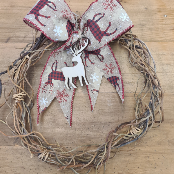 Small Reindeer Wreath