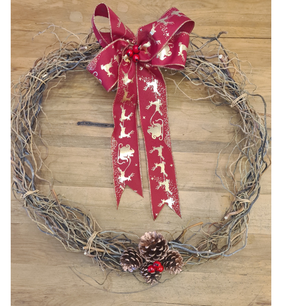 Large Hand-Made Door Wreath.