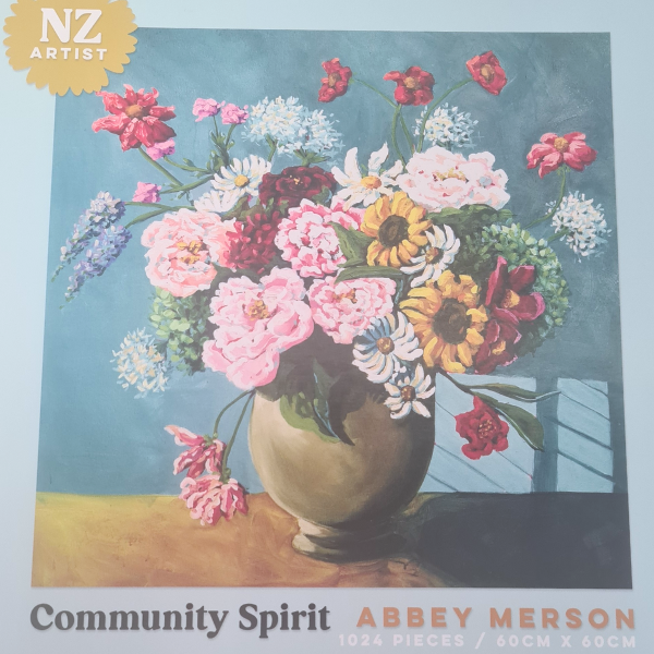 Abbey Merson Vase of Flowers Jigsaw