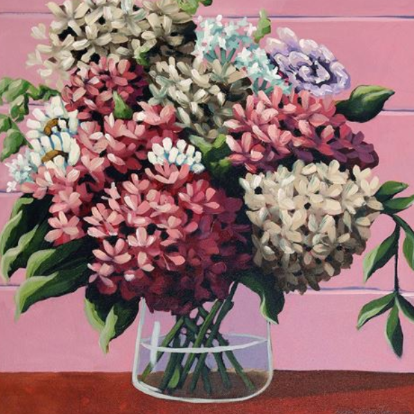 Vase Of Flowers Card