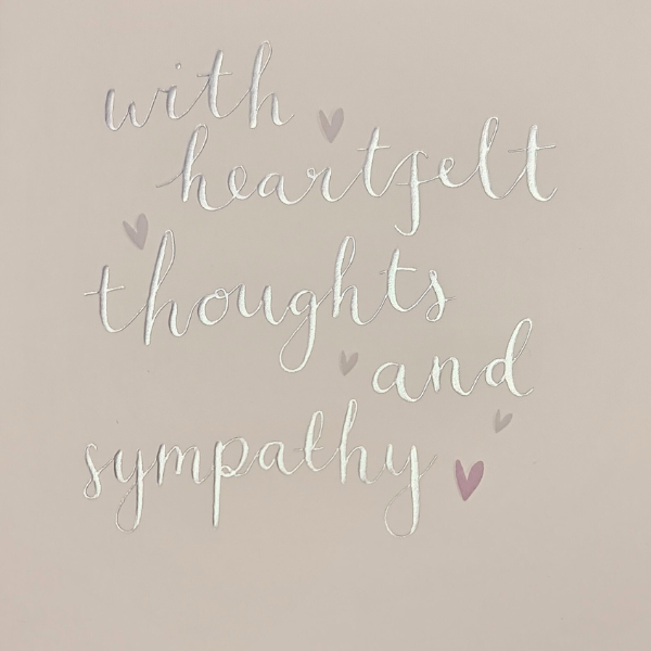 Heartfelt Sympathy Card