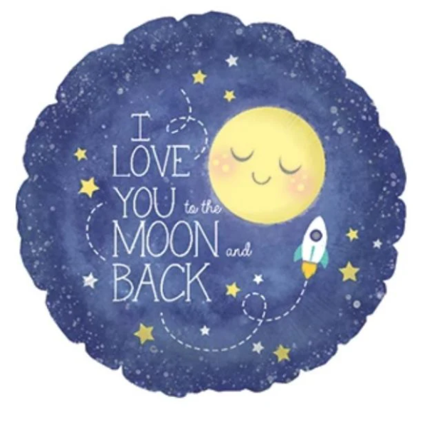 I Love You To The Moon And Back Balloon