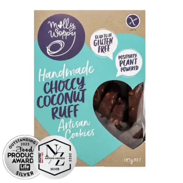 Choccy Coconut Ruff Cookies
