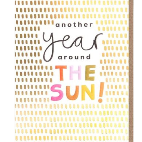 Another Year Around the Sun Card