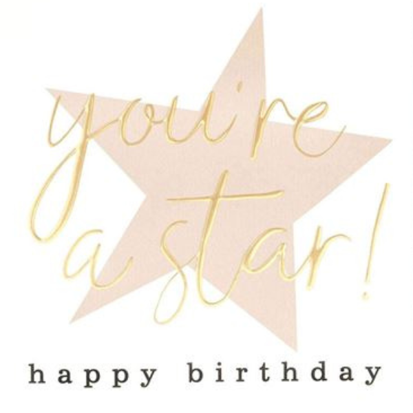 You're A Star Card