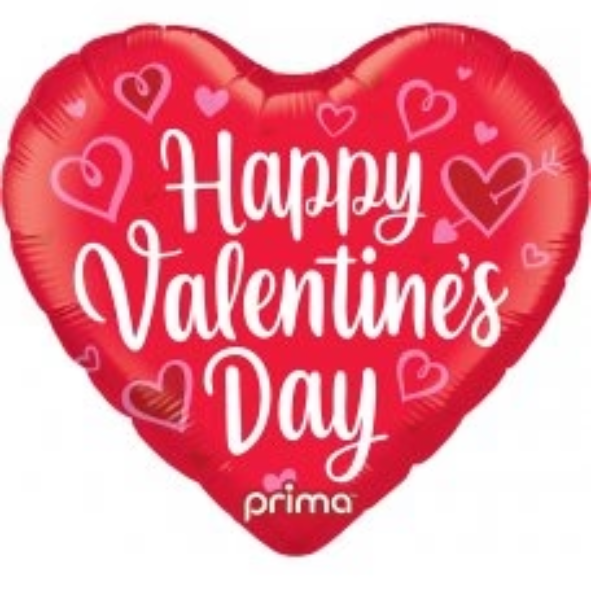Happy Valentines Day Hearts Balloon