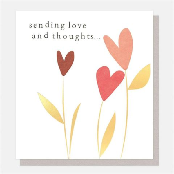Sending Love And Thoughts Card