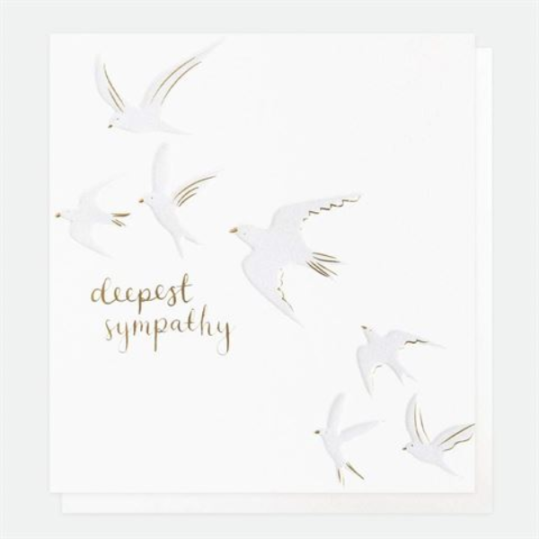 Deepest Sympathy Dove Card