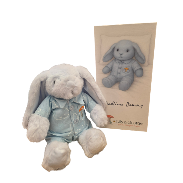 Bedtime Blue Bunny with Gift Box