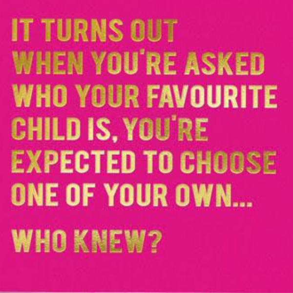 Favourite Child Greeting Card