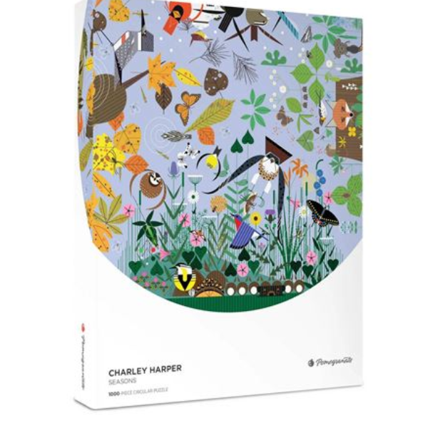 Charley Harper Circular Puzzle.