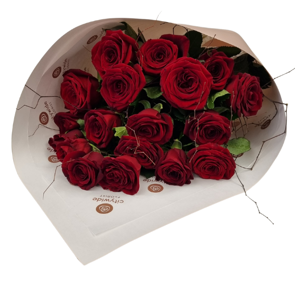 Twenty Four Red Roses Citywide Florist Christchurch