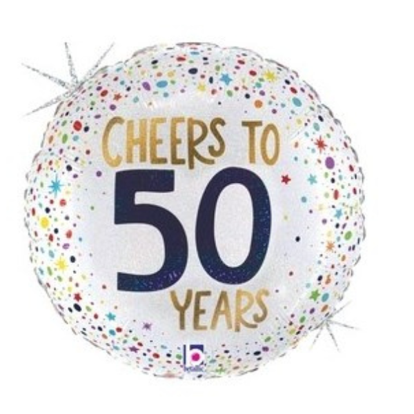 Cheers To 50 Years Balloon