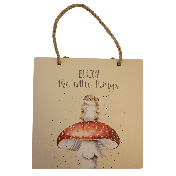 Wooden Plaque - Mouse - Homewares - Citywide Florist Christchurch