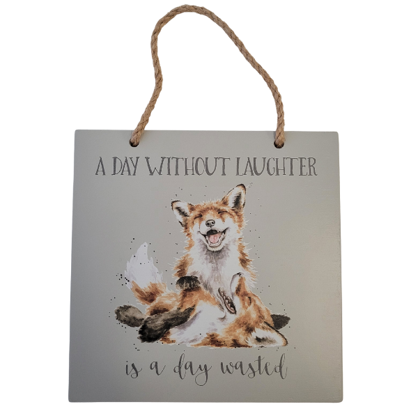 Wooden Plaque - Fox - Homewares - Citywide Florist Christchurch