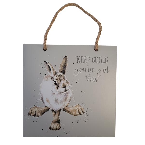 Wooden Plaque - Rabbit - Homewares - Citywide Florist Christchurch