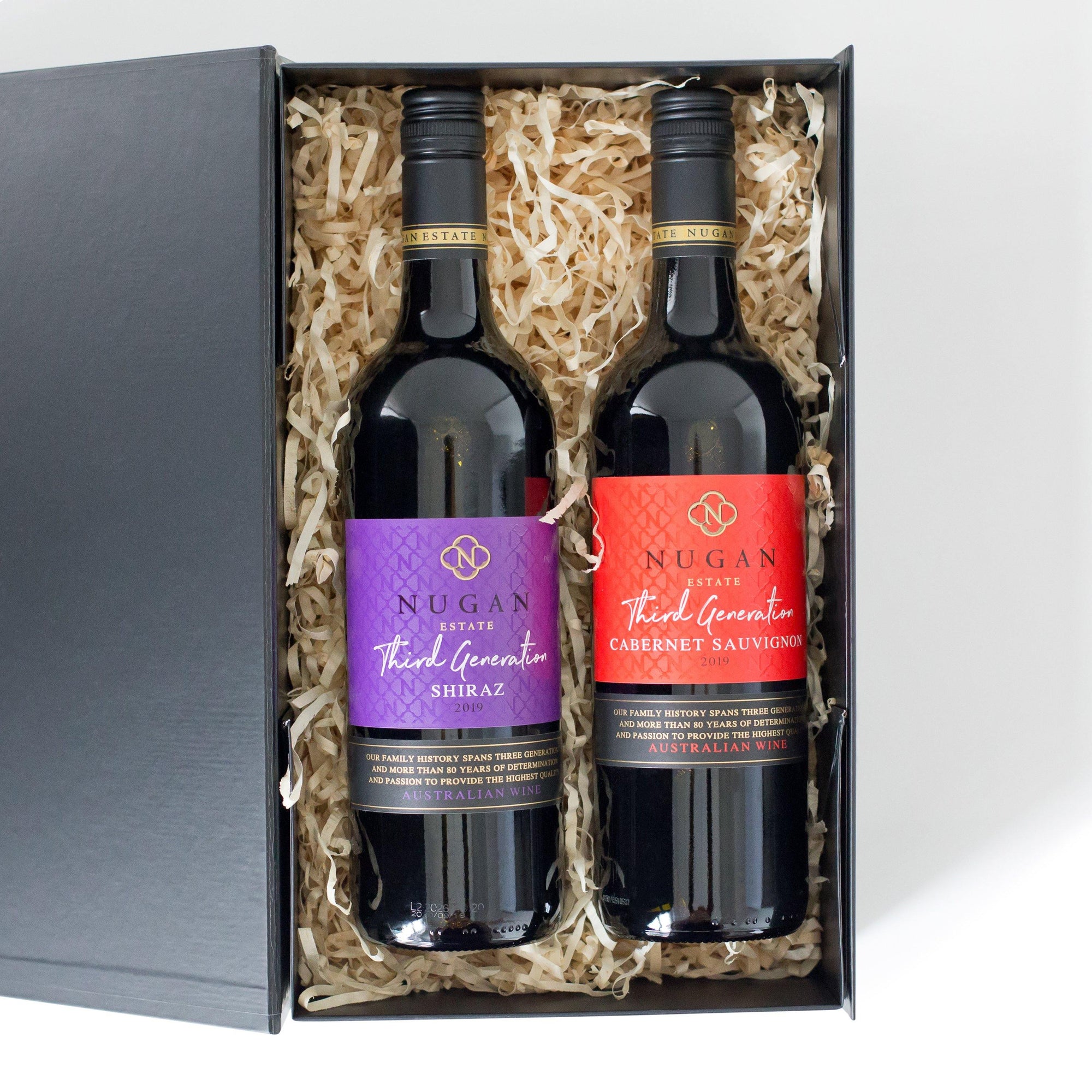 Two Wine Gift Box - Citywide Florist Christchurch NZ