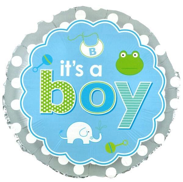 Froggy Baby Boy Balloon - Citywide Florist Christchurch NZ