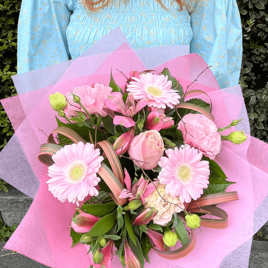 In The Pink Flower Bouquet - Citywide Florist Christchurch NZ
