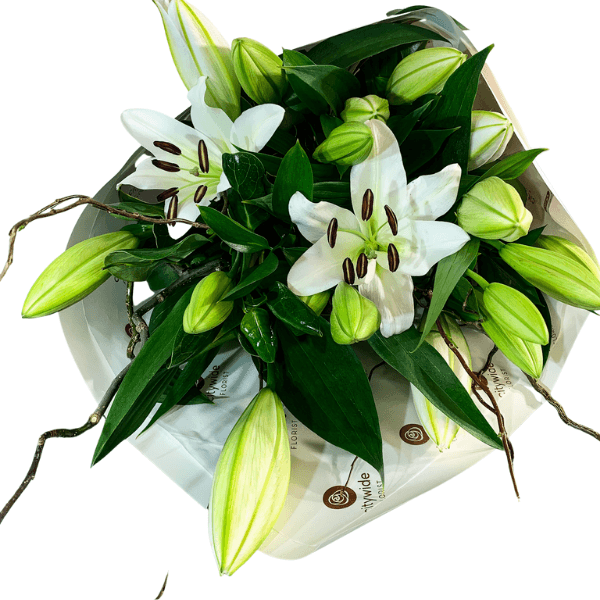 Luscious Lilies Flowers - White - Citywide Florist Christchurch NZ
