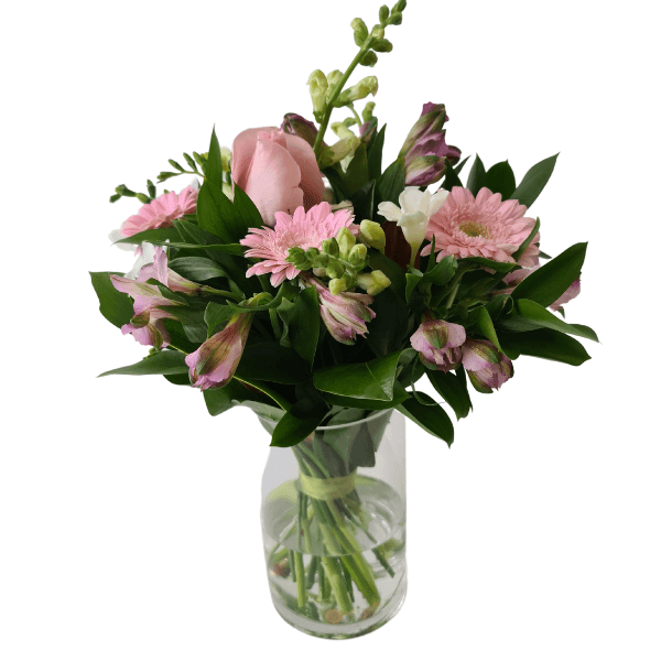 Pastel Bouquet in Vase - Citywide Florist Christchurch NZ