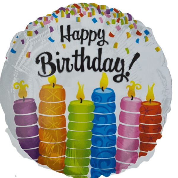 Happy Birthday Candle Balloon Citywide Florist Christchurch