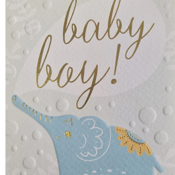 Baby Boy Greeting Card - Greeting Card - Citywide Florist Christchurch