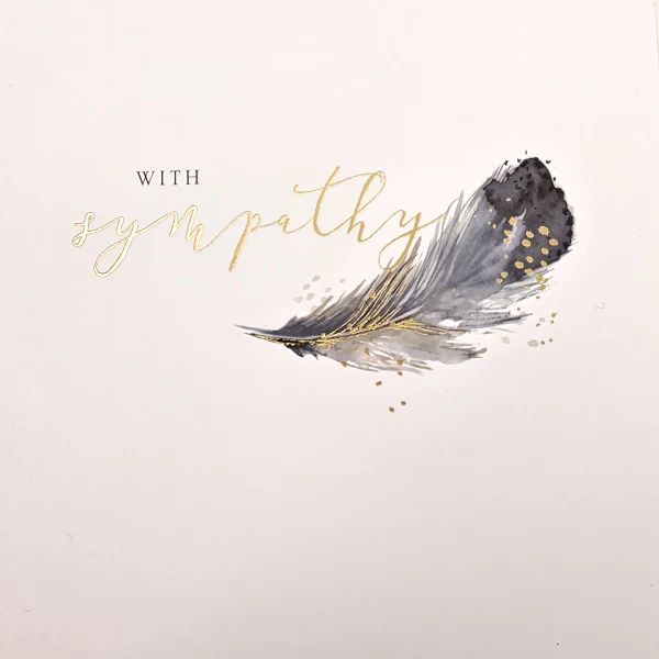 With Sympathy Greeting Card - Greeting Card - Citywide Florist Christchurch