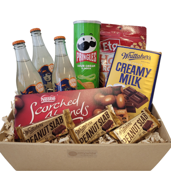 Boxes For Blokes - Ginger Beer - Gift Basket - Citywide Florist Christchurch