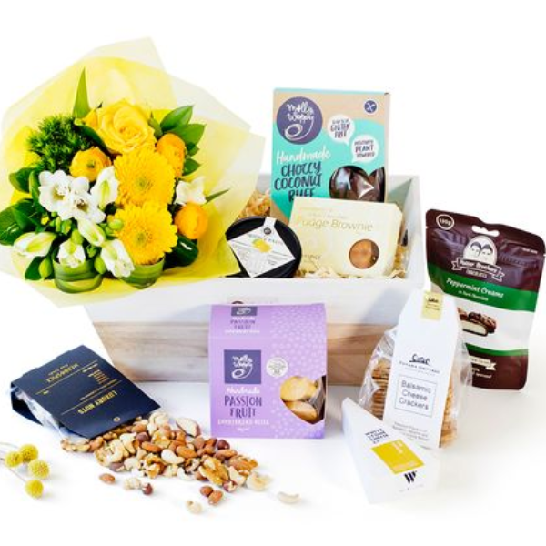 Flower and Gourmet Gift Box
