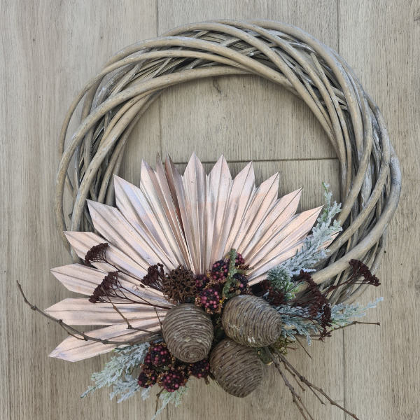 Rose Gold Everlasting Wreath