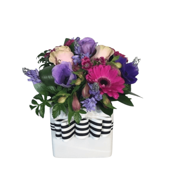 Pretty Posy in Ceramic Container - Citywide Florist Christchurch NZ