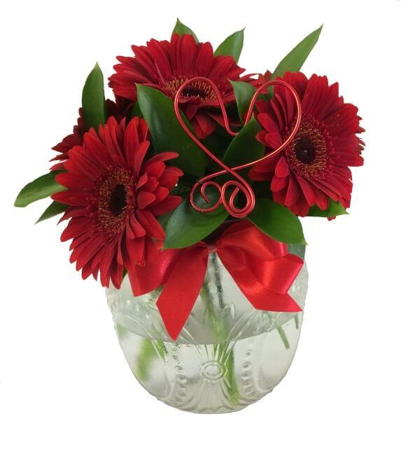 On My Mind Vase. - Citywide Florist Christchurch NZ